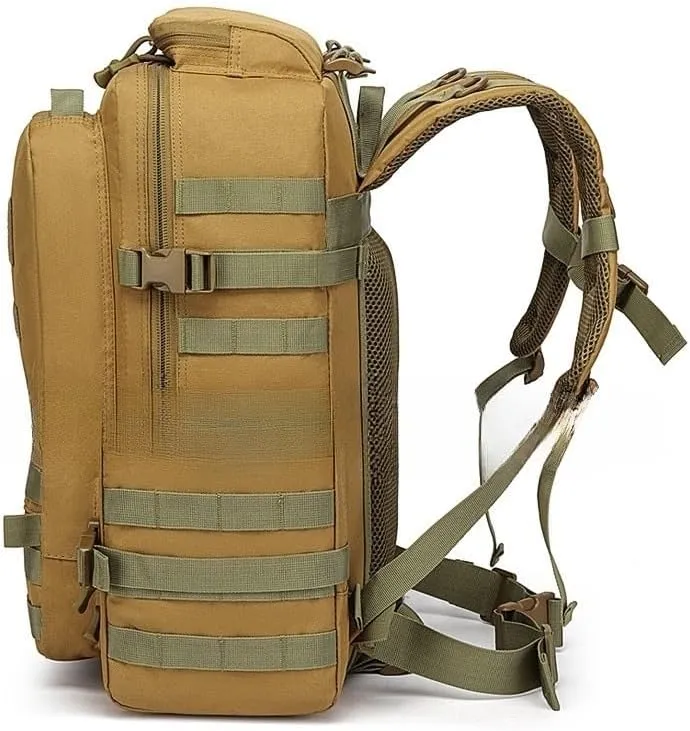 Tactical Backpack Military Molle Hiking 56-75L Military Fan Outdoor Hiking Tactical Pack Jungle Camouflage