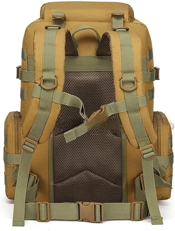 Tactical Backpack Military Molle Hiking 56-75L Military Fan Outdoor Hiking Tactical Pack Jungle Camouflage