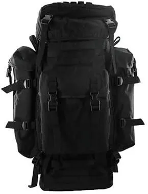 Tactical Backpack Military Molle Hiking 80L Travel Outdoor Tactical Hiking Black