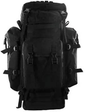 Tactical Backpack Military Molle Hiking 80L Travel Outdoor Tactical Hiking Black