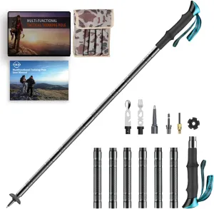 Tactical Collapsible Trekking Poles - Lightweight & Versatile
