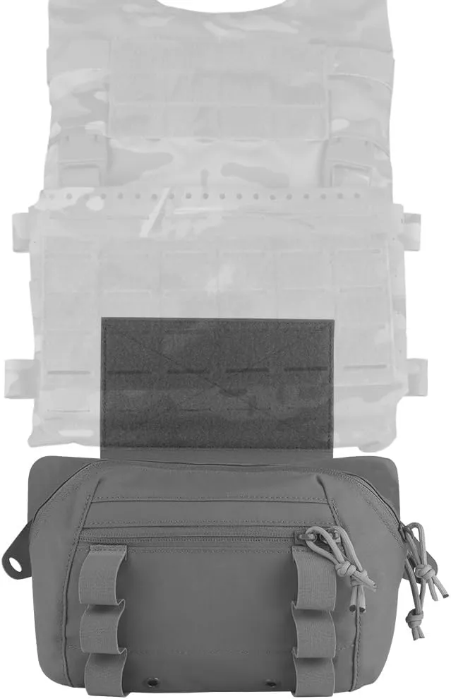 Tactical Drop Pouch Fanny Pack,Utility EDC Large Multi-Purpose Waist Bags for Tactial Vest Chest Rig