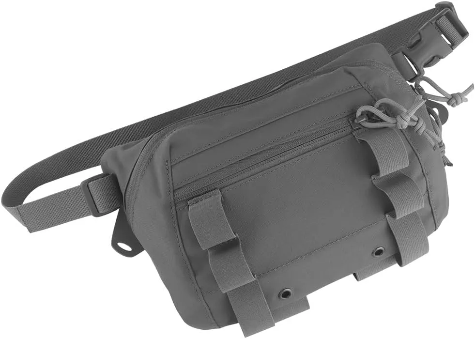 Tactical Drop Pouch Fanny Pack,Utility EDC Large Multi-Purpose Waist Bags for Tactial Vest Chest Rig