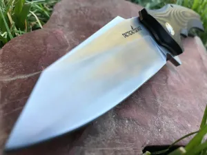 TACTICAL GEARZ Pocket Folding Knife, G10 Handle, 9Cr18MoV Stainless Steel Blade, Includes Sheath (Vex)