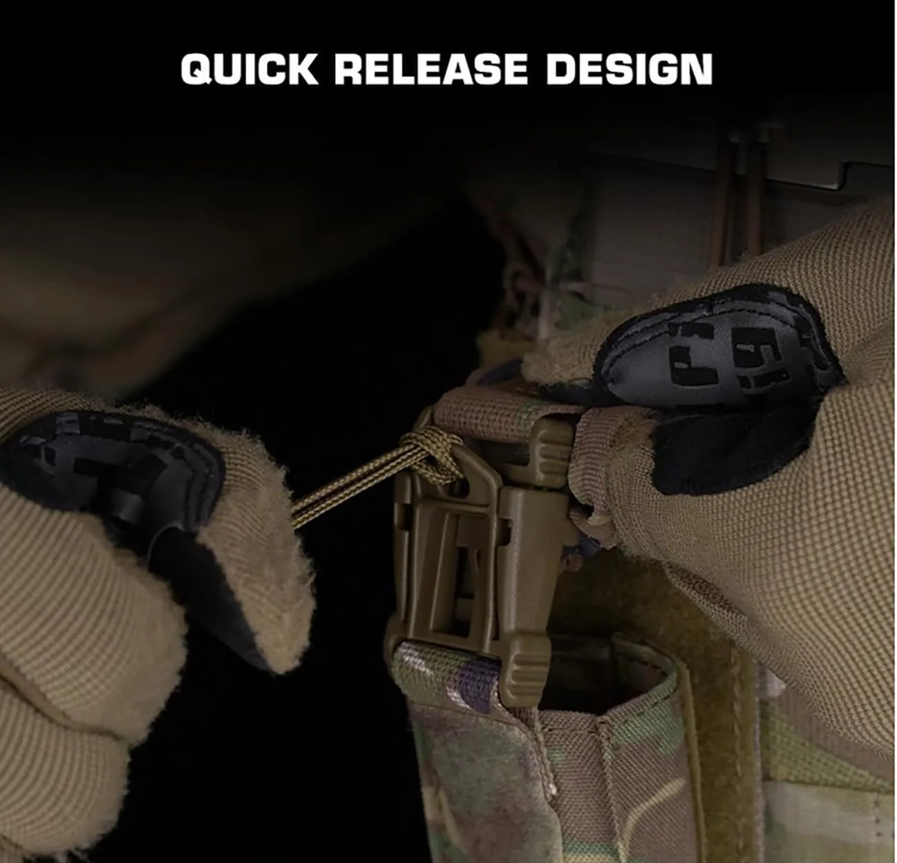 Tactical Tourniquet Pouch Holder, Quick-Release Molle Tourniquet Storage kit for Tactical TQ Trauma Tourniquets