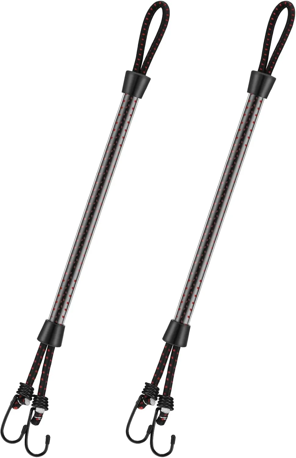 Tandefio 2 Pcs Dock Rods for Boat Docking 16 Inch Dock Boat Mooring Poles, Bungee Lines with Hook, Speedboat Accessories for Men Gifts