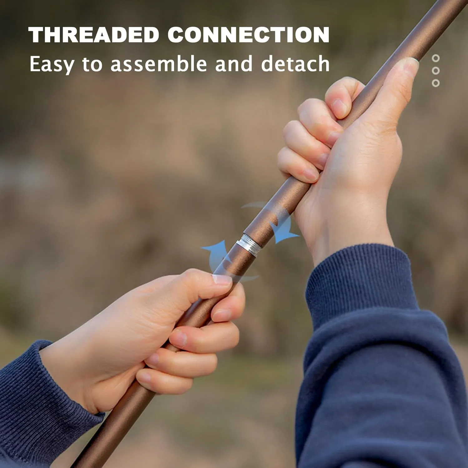 TARSHYRY 16mm Thick Aluminum Poles, Extremely Strong, Lightweight Camping lamp Hanging Hook, with Easy Setup and Collapsible Design, for Camping, Hiking, Fishing, Garden, BBQ