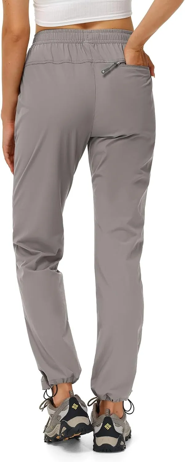 TBMPOY Women's Hiking Pants Water Resistant Lightweight Quick Dry Cargo Travel Fishing Work Camping Pant with 4 Pockets