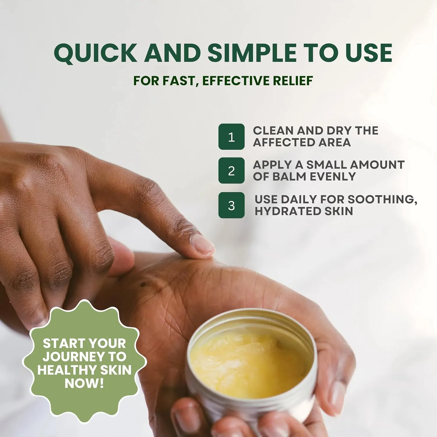 Tea Tree Oil Balm MaxTherapy | Botanical Ointment for Feet, Scalp & Body, Soothes Itchy Skin, Rashes, Softens Dryness & Cracked Skin, Gentle & Effective for All Ages (2-Pack)