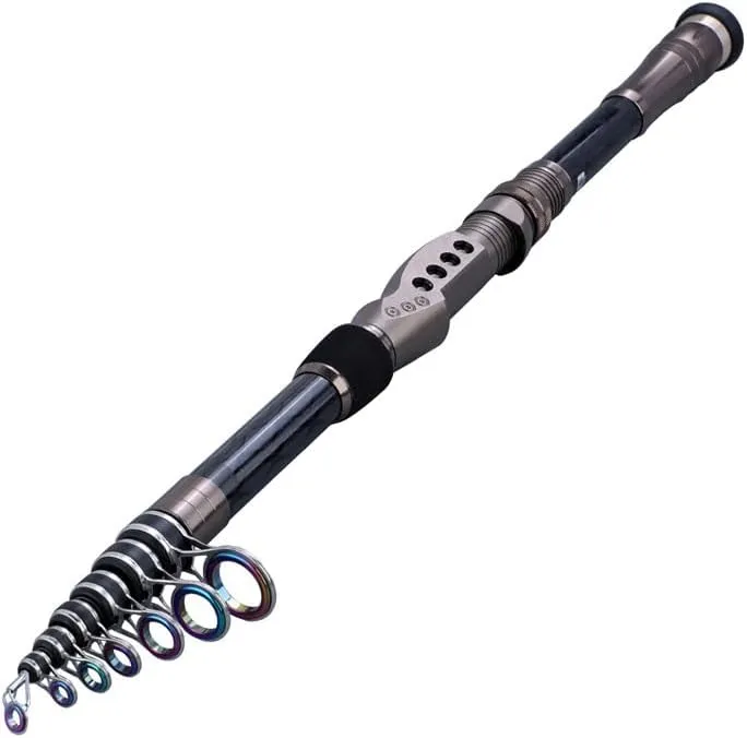 Telescopic Fishing Rods Weight Carbon Fiber Spinning Rod for Saltwater Freshwater Fishing Poles