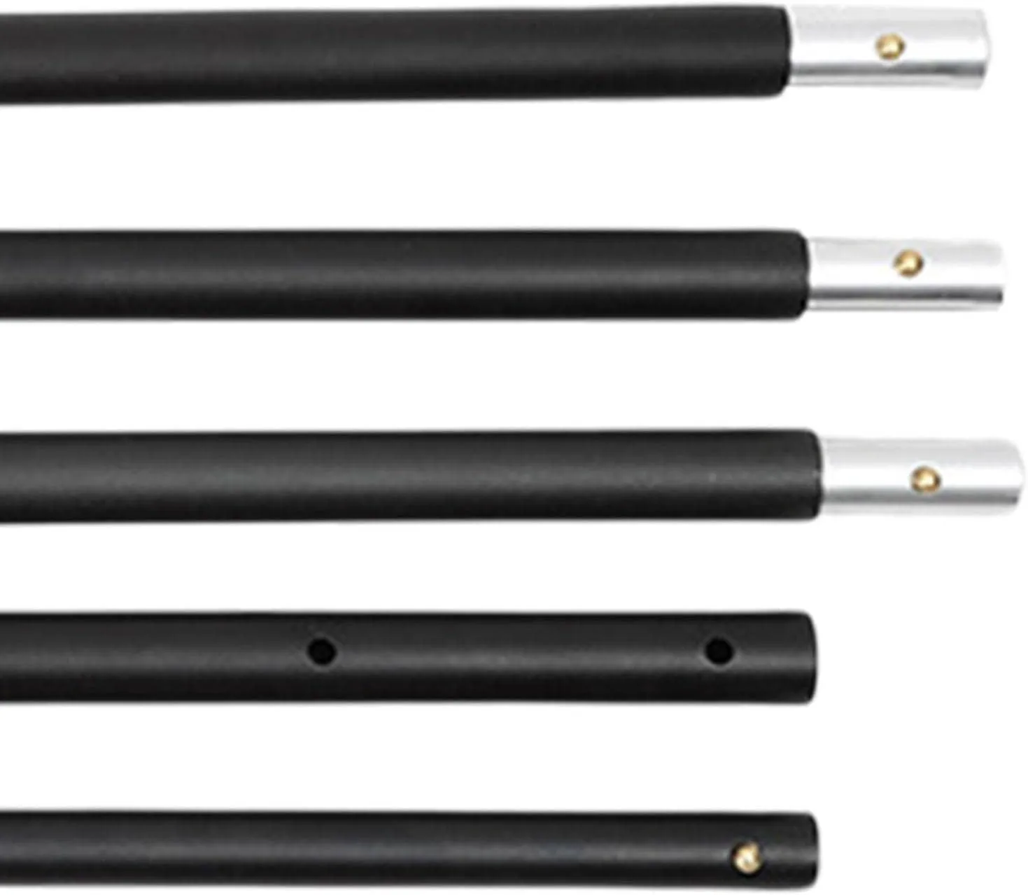 Telescopic Tent Poles Awning Rod Holder Tent Support Rods with Storage Bag Tarp Poles for Beach Hiking