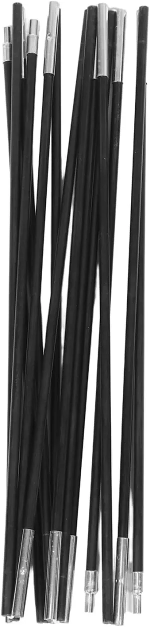 Tent Poles 2 Pcs Outdoor Tent Pole Support Frame Replacement Camping Tarp Poles Beach Canopy Extension for Repair Kit Series(48.50X5.60X5.60CM)