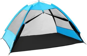 Tents Ultralight Pop-up Camping Tent Outdoor Mesh Tent Beach Leisure Net for 2 Person, Blue