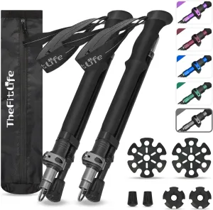 TheFitLife Lightweight Trekking Poles - Comfort & Durability!