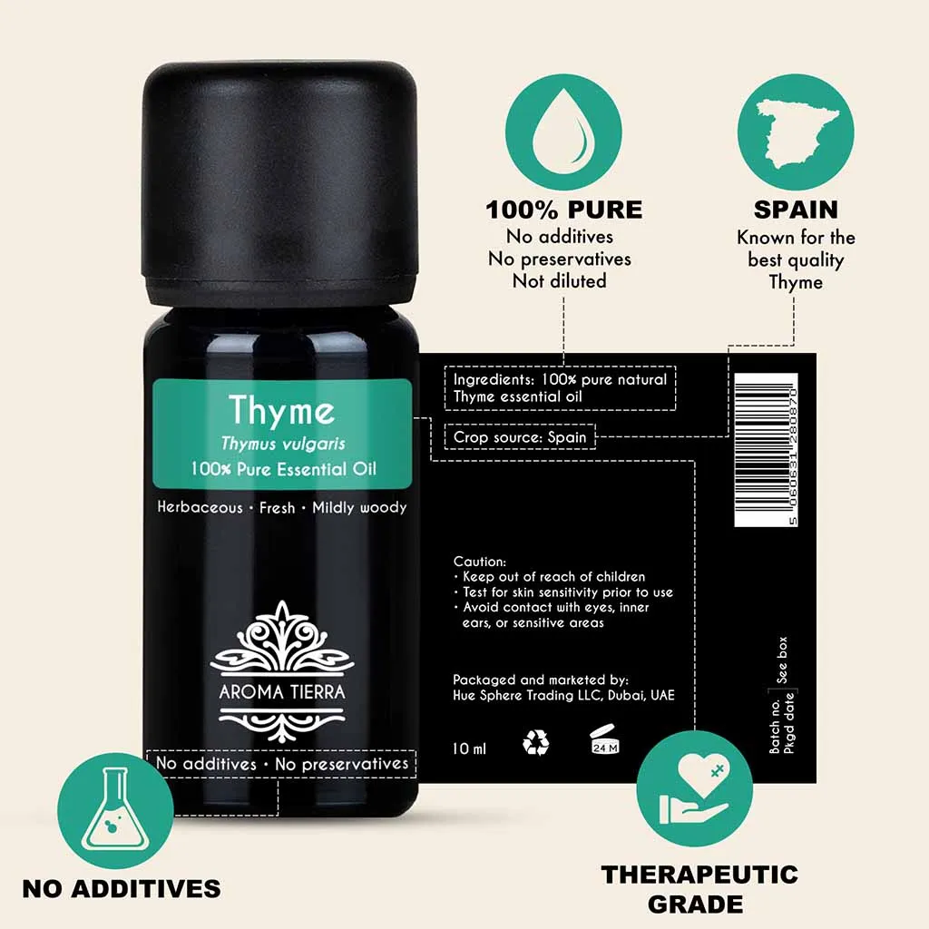 Thyme Essential Oil - 100% Pure Natural