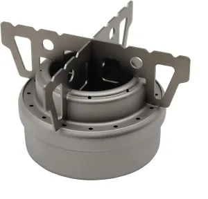Titanium Alcohol Stove - Ultralight and Compact Stove for Backpacking, Camping