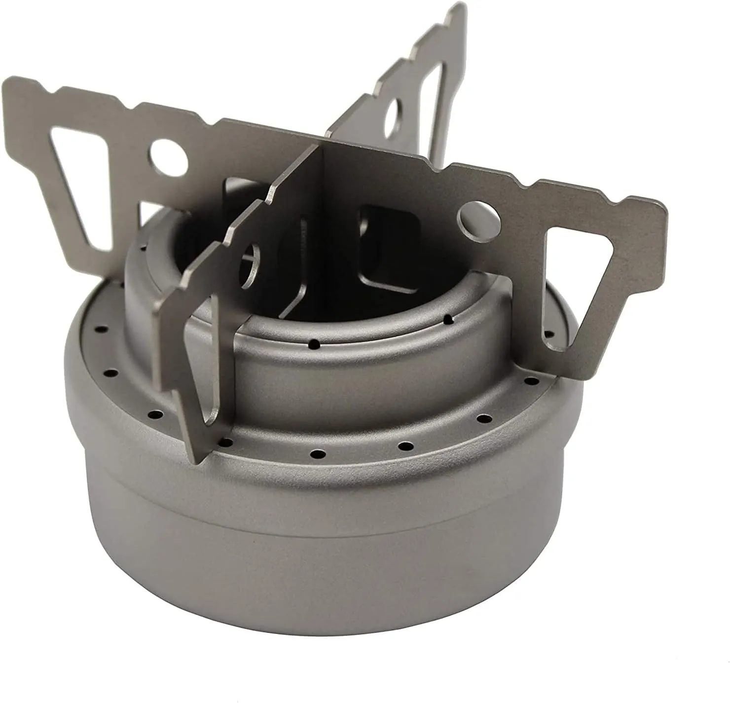 Titanium Alcohol Stove - Ultralight and Compact Stove for Backpacking, Camping