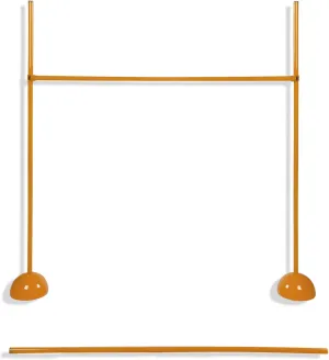 Trademark Innovations Agility Soccer Training Adjustable Hurdles Poles Set