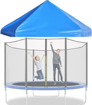 Trampoline Canopy Tent for 6FT-16FT Trampolines, Easy Install Outdoor Shade Cover, UV Protection, Durable Frame Included, Perfect for Kids' Playtime and Sun Safety