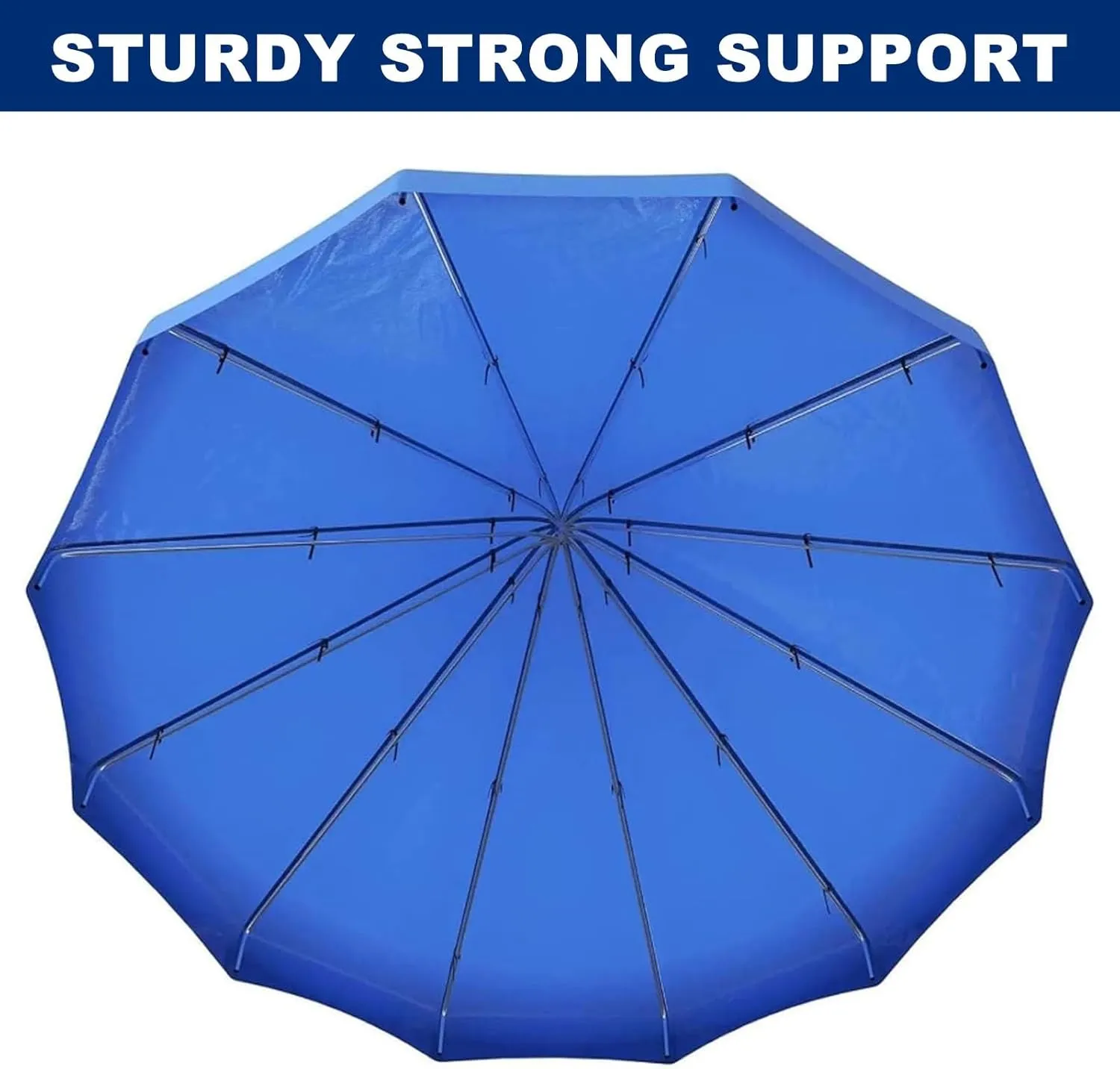 Trampoline Canopy Tent for 6FT-16FT Trampolines, Easy Install Outdoor Shade Cover, UV Protection, Durable Frame Included, Perfect for Kids' Playtime and Sun Safety