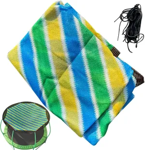 Trampoline Shade Cover – Backyard Trampoline Shelter | UV Protection Canopy for 12ft-15ft Round Trampolines | Weather-Resistant Sunshade with Ventilation | Durable, Outdoor Play Accessory for Kids