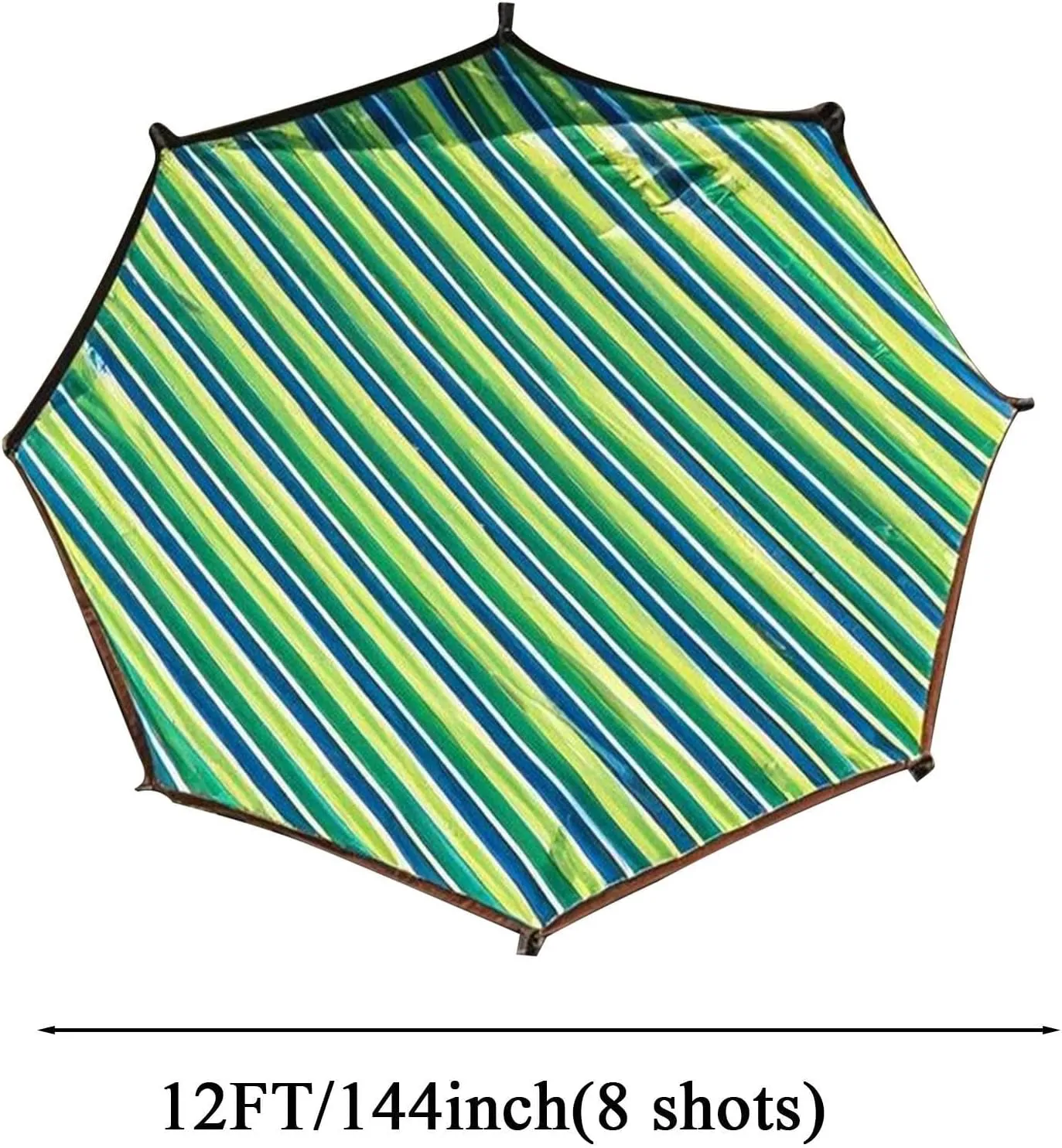 Trampoline Shade Cover – Backyard Trampoline Shelter | UV Protection Canopy for 12ft-15ft Round Trampolines | Weather-Resistant Sunshade with Ventilation | Durable, Outdoor Play Accessory for Kids
