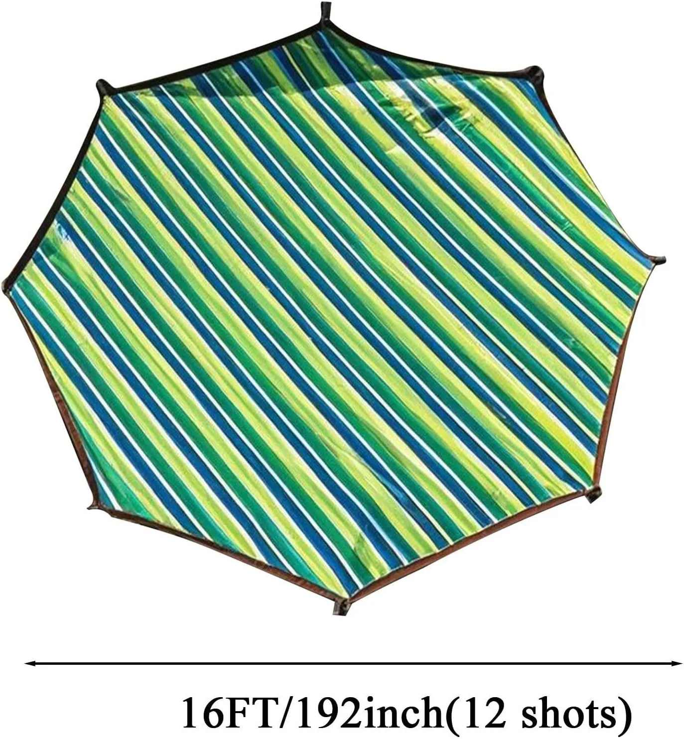 Trampoline Shade Cover – Backyard Trampoline Shelter | UV Protection Canopy for 12ft-15ft Round Trampolines | Weather-Resistant Sunshade with Ventilation | Durable, Outdoor Play Accessory for Kids