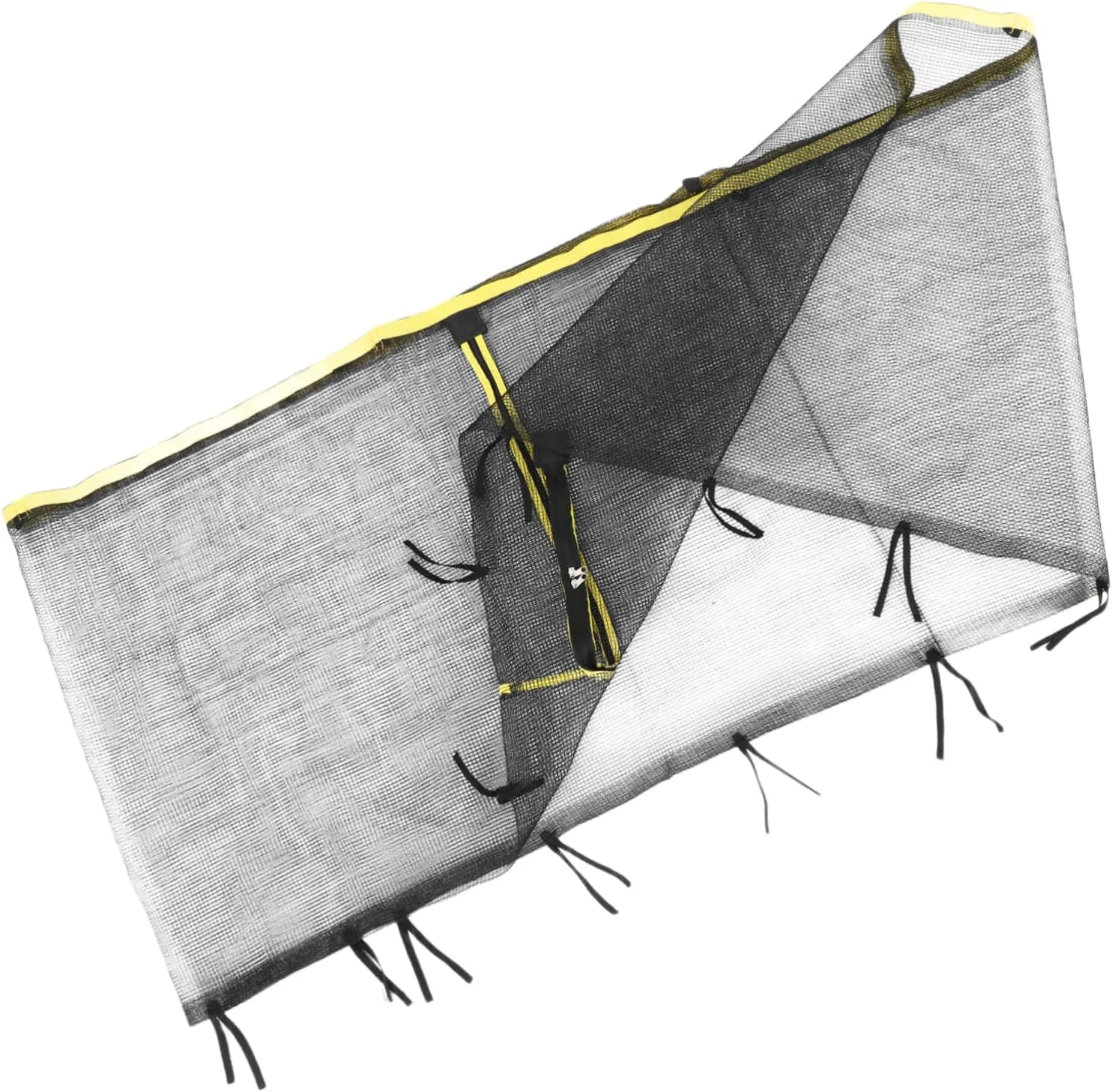 Trampoline with Zipper Enclosure Nylon Replacement Netting for Round Frame Trampolines Quick Setup Fit for Enhanced Safety and User