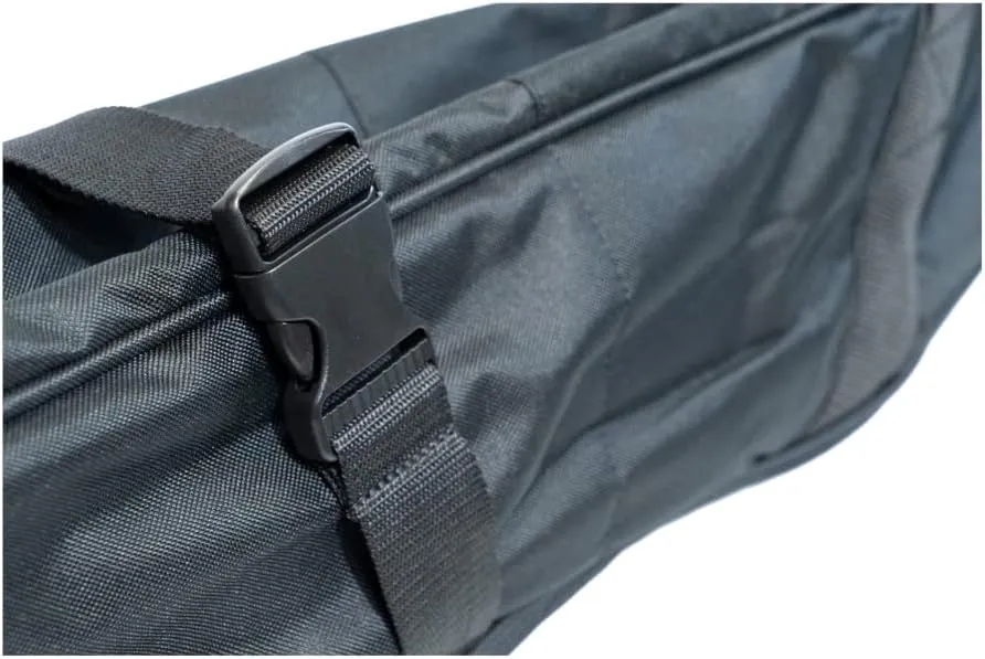 TRANSPACK Super Tough Water-Resistant Lightweight Compact Padded Travel Ski Bag Designed for a Single Pair of Skis, Available in Different Length Options: 152 cm, 168 cm, 182 cm, 192 cm