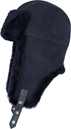 Trapper Hat with 100% Natural Genuine Fur - Winter Aviator Hat with Ear Flaps for Men and Women