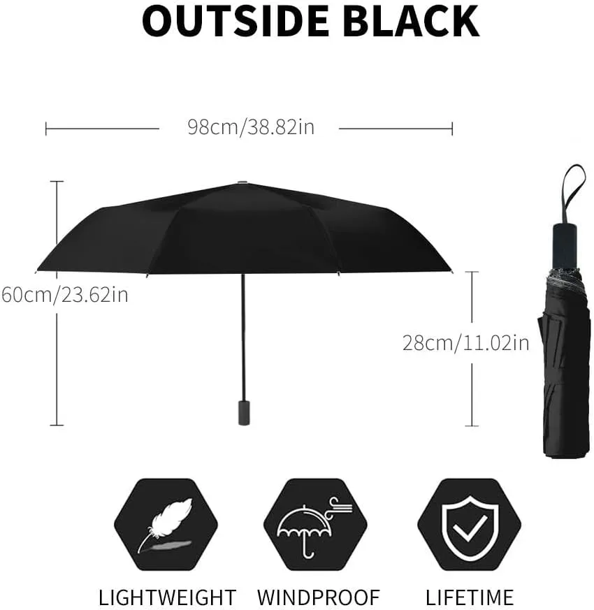 Travel Umbrella for Rain Windproof natural macro pink rose Automatic Cute Portable Compact Umbrella for Women Purse Backpack Car Black Sun UV Protection