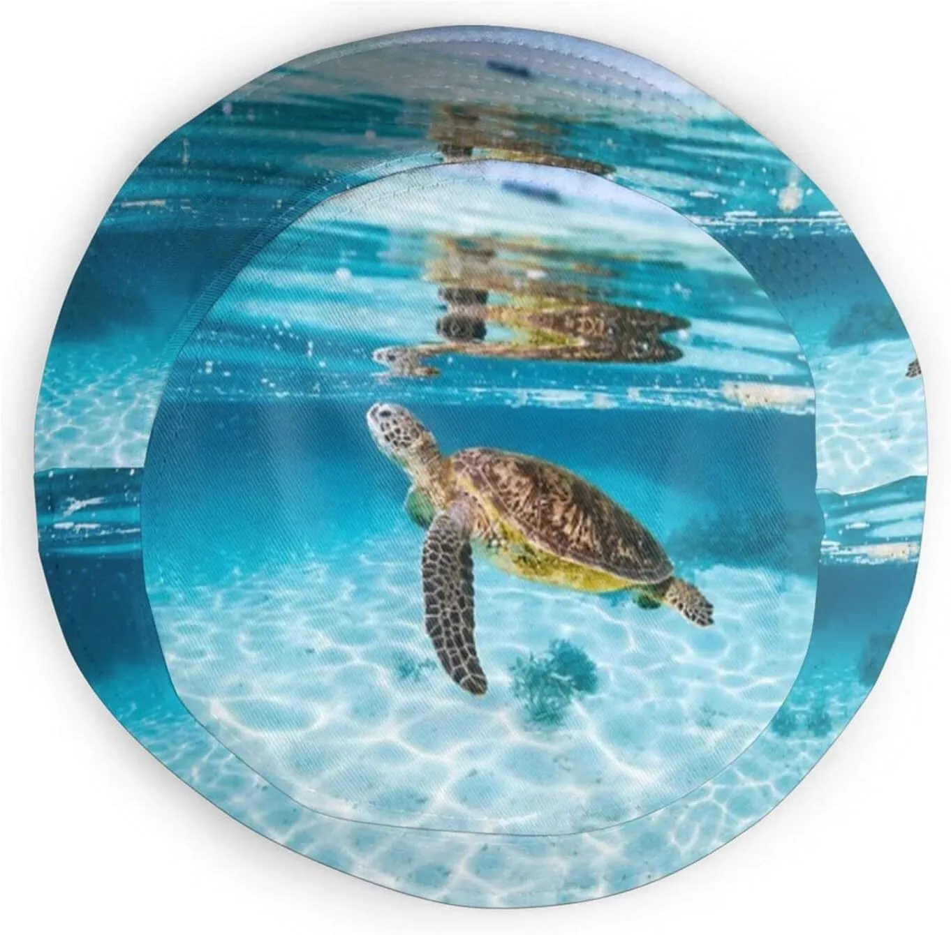 Turtle Bucket Hats Sea Animal Fishman Hat Cool Print Sun Hats Beach Hat Breathable Packable