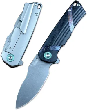 TWO SUN Folding Knife 14C28N Blade TC4 Titanium Handle Outdoor Gear Hunting Survival TS513