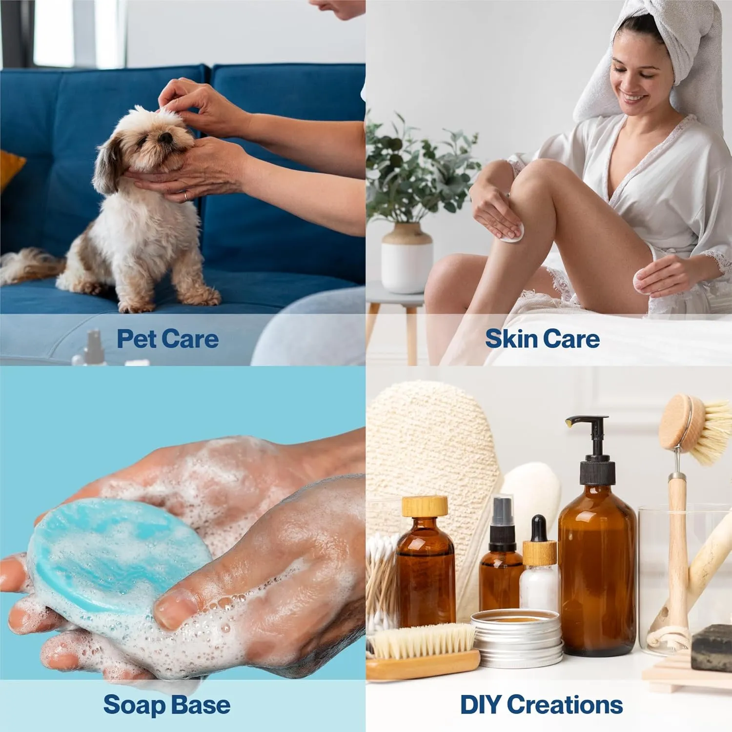 uh*Roh*Muh Organic Castile Liquid Soap - USDA Certified Versatile Soap Base for Soap Making | Gentle Skin Cleanser, Plant-Friendly Insect Spray, Pet Wash-Natural Ingredients(Net Wt:2kg/4.4lb)