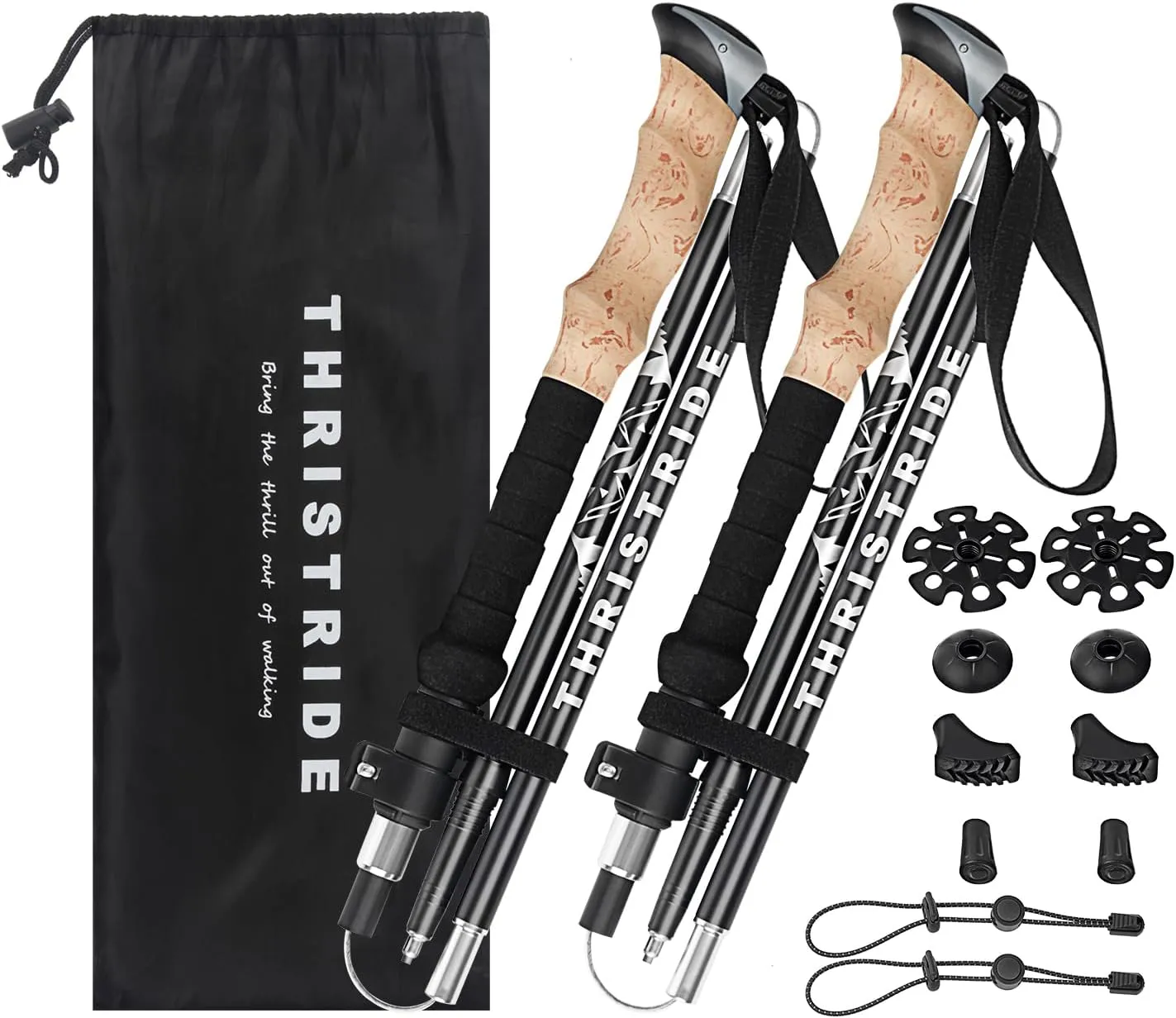 Ultra Light Trekking Poles - Superior Stability for All Terrains!