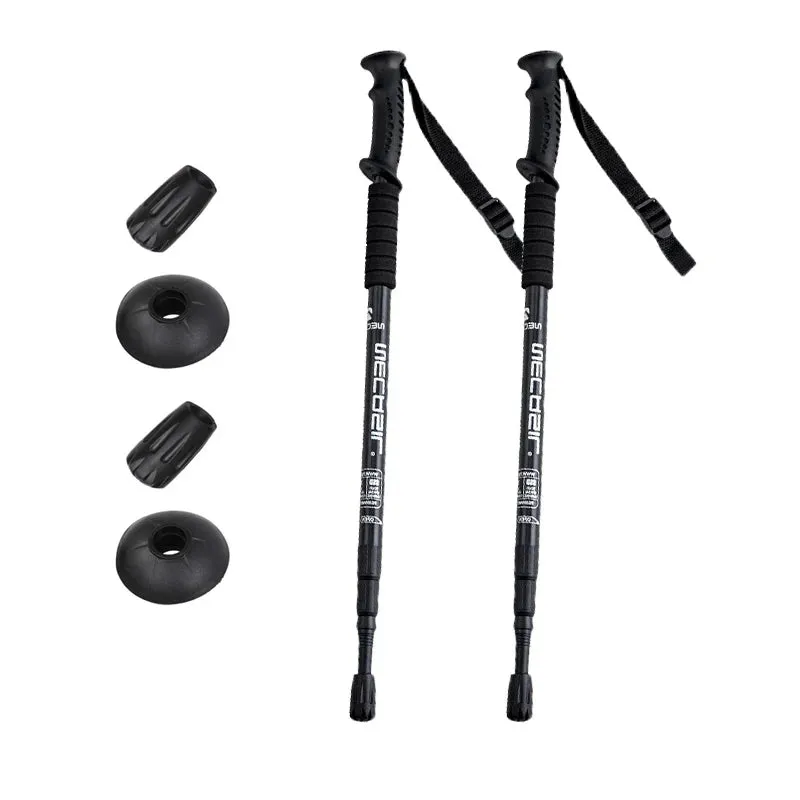 Ultralight Aluminum Trekking Poles: Adjustable Nordic Walking Sticks