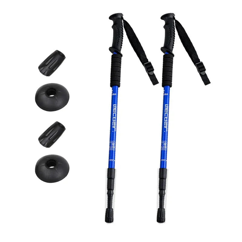 Ultralight Aluminum Trekking Poles: Adjustable Nordic Walking Sticks