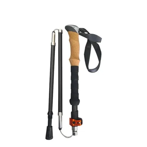 Ultralight Carbon Fiber Trekking Poles: Folding Hiking & Nordic Walking