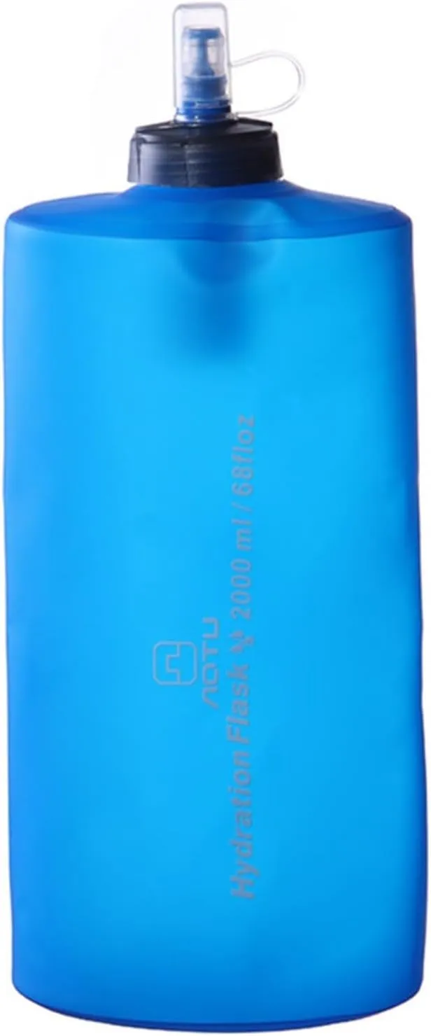 Ultralight Collapsible Backpacking Water Bottle, For Hiking And Camping Outdoor Gear(2 L)