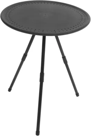 Ultralight Foldable Camping Table Portable Adjustable Round Outdoor Table for Picnics Barbecues and Festivals Compact Design for Storage
