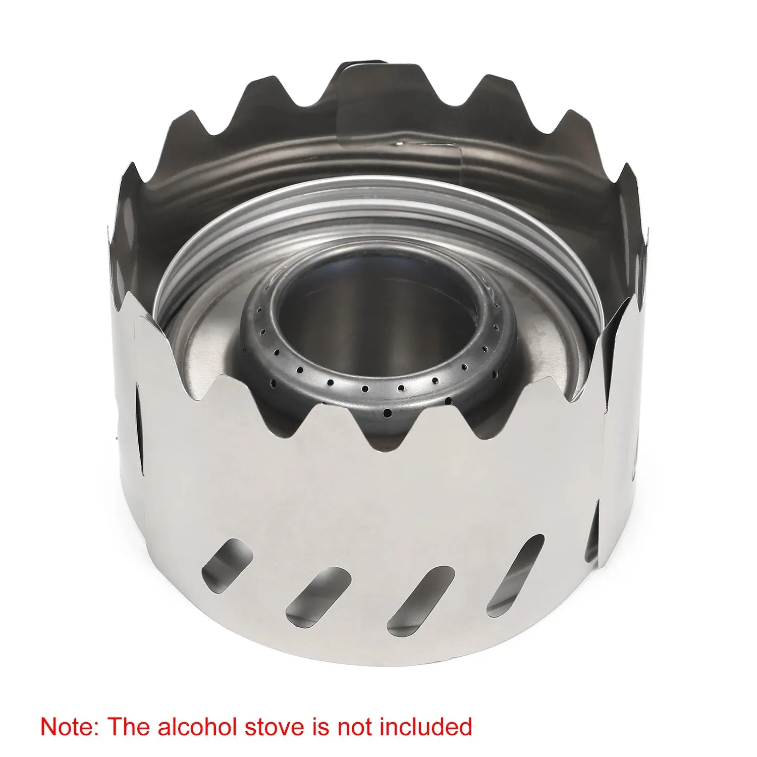 Ultralight Titanium Alcohol Stove Rack Windscreen