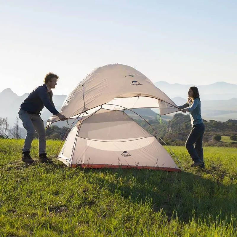 Ultralight Trekking Poles（A Pair）Pllus Cloud up 2P Tent Plus 4 in 1 Camping Set