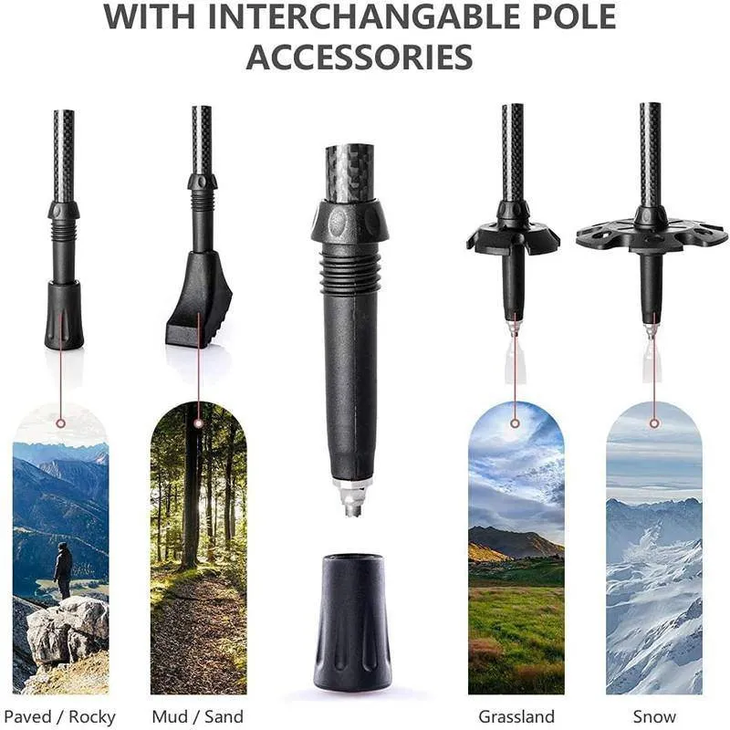 Ultralight Trekking Poles（A Pair）Pllus Cloud up 2P Tent Plus 4 in 1 Camping Set