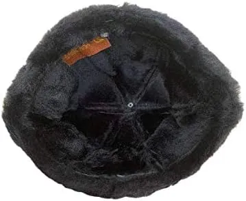 Unisex Sheepskin Beanie Hat -Russian Trapper Ushanka Aviator Winter hat