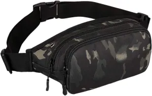 UNISTRENGH Fanny Pack Tactical Military Waist Pack Bag Waterproof Hip Belt Pouch for Outdoor Hunting Camping Trekking Climbing Bumbag