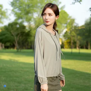 UPF50  Women's Hiking Shirts (UV Tested 1.07), 98% UV Block & Cloud Fiber, for Hiking/Beach/Commute,【Breathable & Durable】