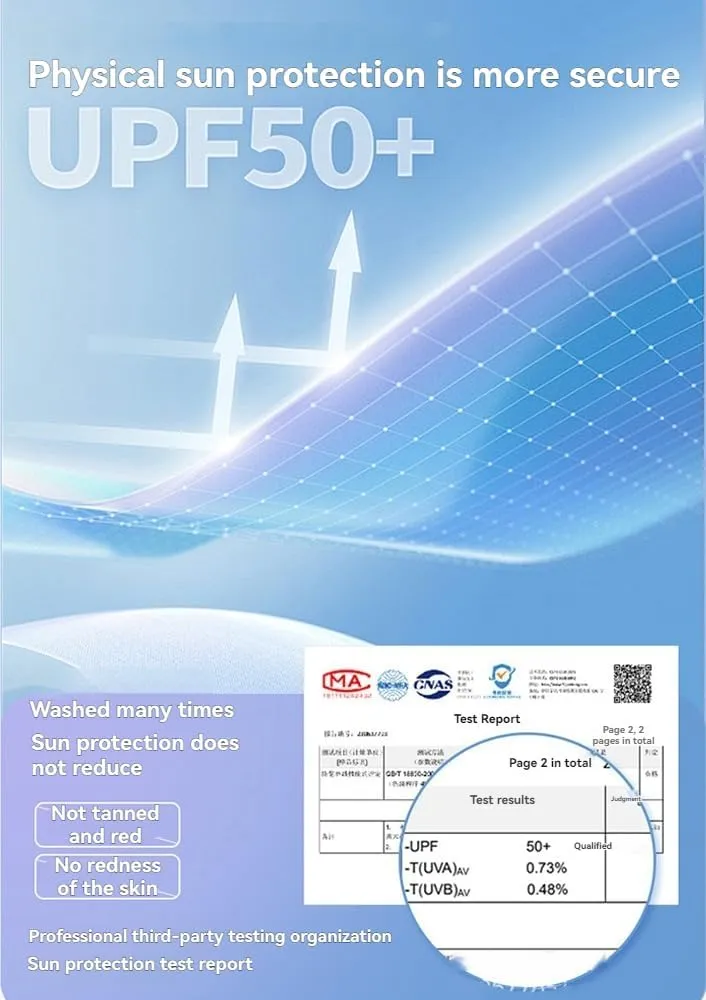 UPF50  Women's Hiking Shirts (UV Tested 1.07), 98% UV Block & Cloud Fiber, for Hiking/Beach/Commute,【Breathable & Durable】