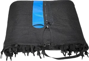 Upper Bounce Round Trampoline Safety Net – Round Trampolines Using Variant Straight Poles – Breathable Weather Resistant Trampoline Net Replacement, Installs Outside Frame