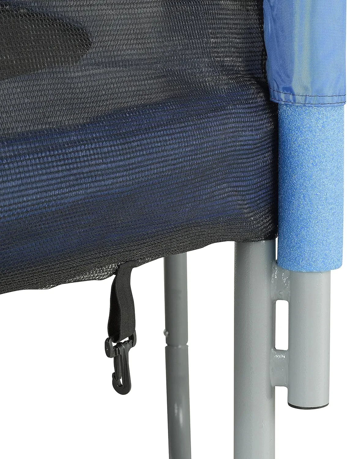 Upper Bounce Round Trampoline Safety Net – Round Trampolines Using Variant Straight Poles – Breathable Weather Resistant Trampoline Net Replacement, Installs Outside Frame