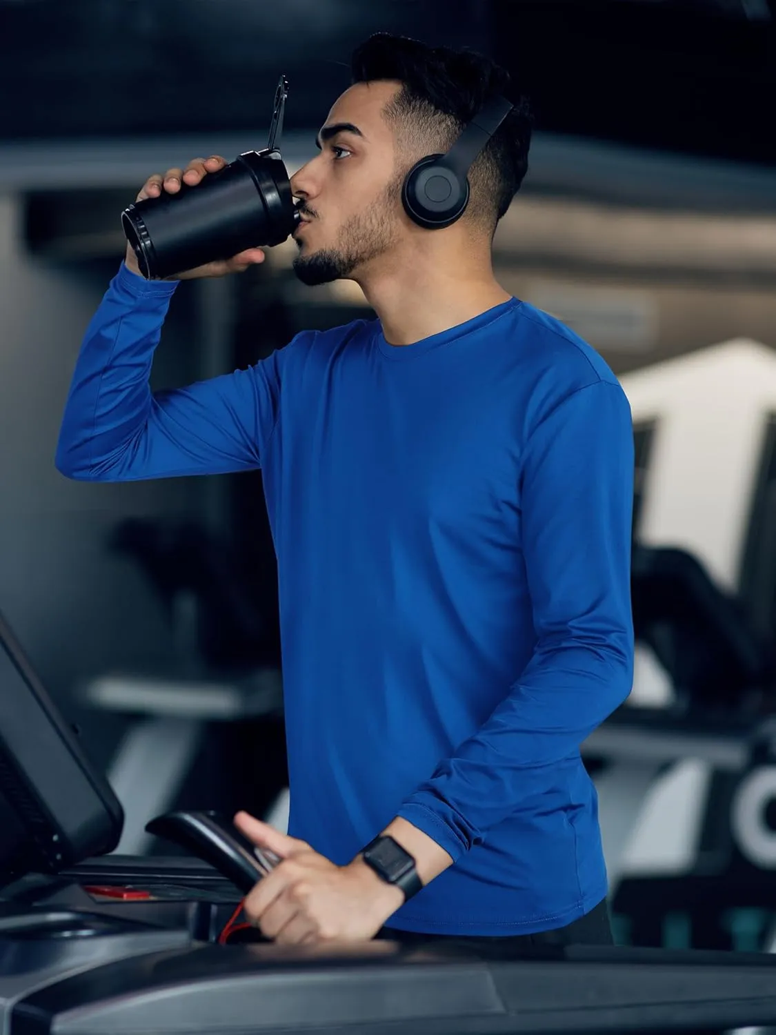 URATOT Long Sleeve Tee Shirts for Men Moisture Wicking Quick Dry Long Sleeve Sun Protection T-Shirts for Running